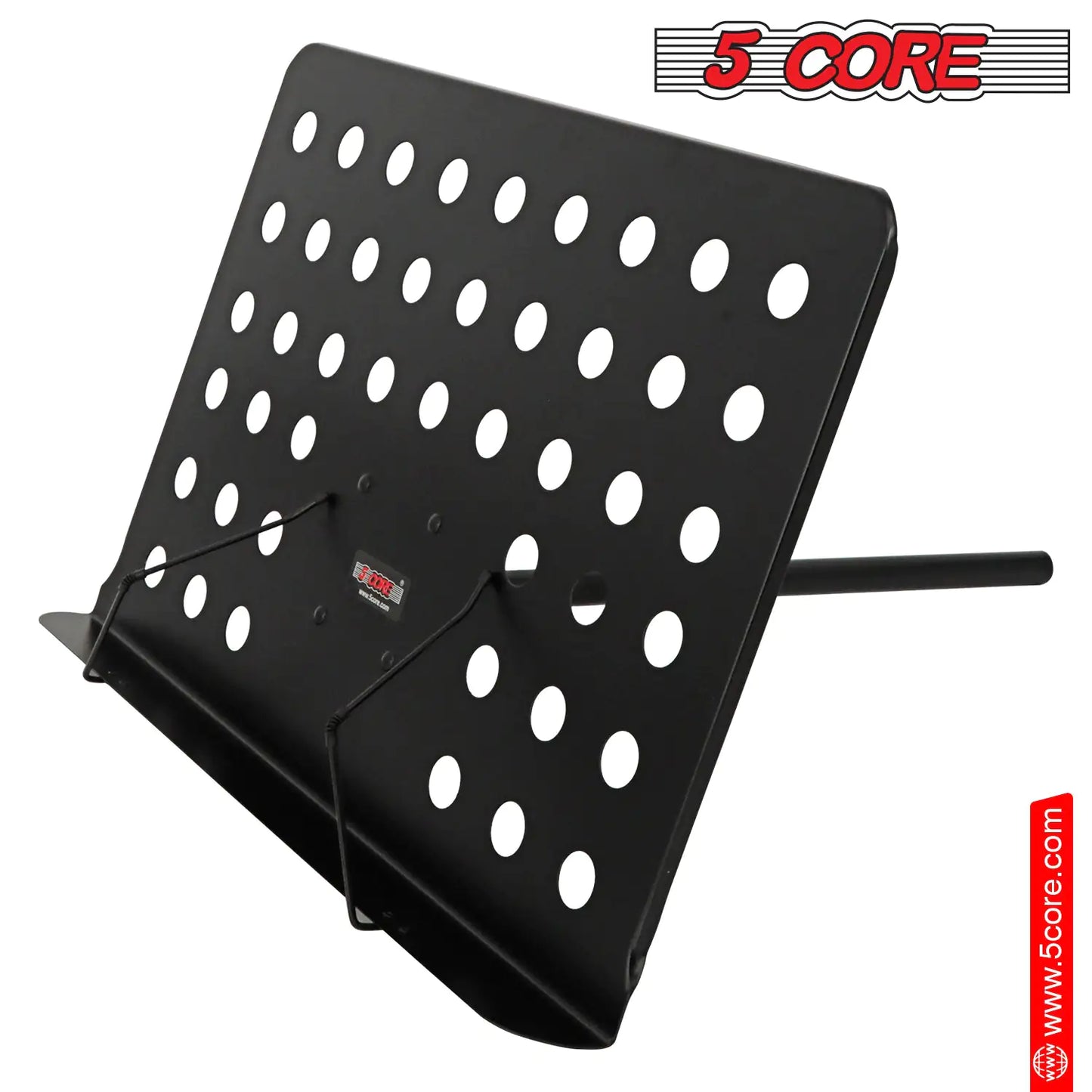 5Core Music Stand For Sheet Music Portable Tripod Adjustable Folding Note Holder