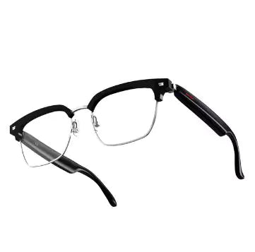 Smart Glasses Eingebautes Mikrofon Lautsprecher Touch- und Sprachassistent Musik