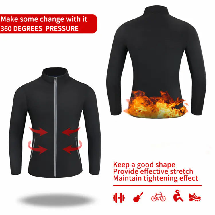 Herr tränings midja korsett Shapewear bastu kostym