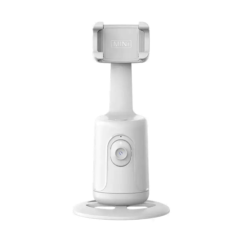 Automatisk ansiktsspårningsstativ 360° roterande automatiskt spårningsstativ, ingen app, telefonkamerastativ med fjärrkontroll och gestkontroll, uppladdningsbart smart fotograferingsställ för livevideoinspelning TikTok
