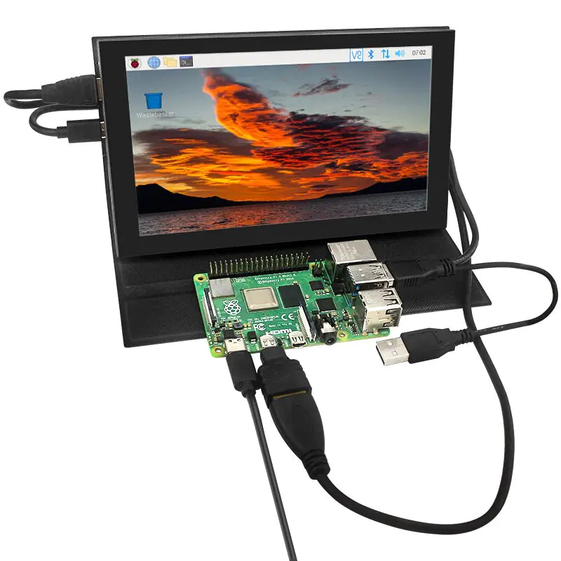 Pekskärm 7-tums Raspberry Pi 4