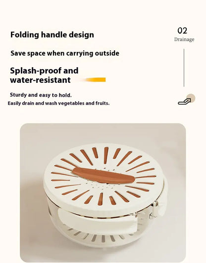 Små durkslag, köksdukar och matsilar - Vattenmelonskål med sil och lock