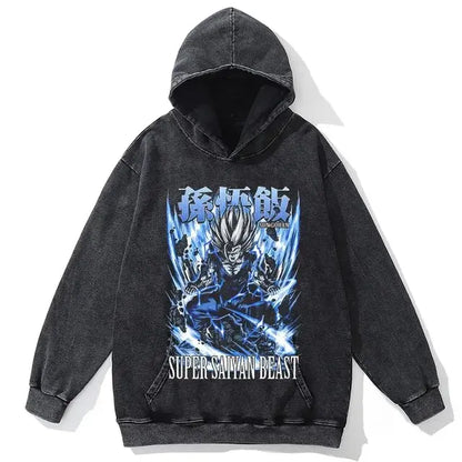 Kapuzenpullover japanischer Anime Dragon Ball