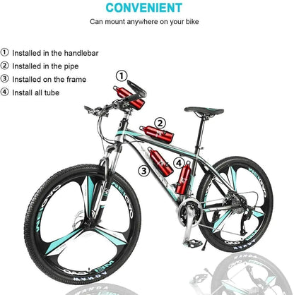 2 Packs Bike Wasser Flasche Käfige Fahrrad Leichte Aluminium Legierung Flasche Halter
