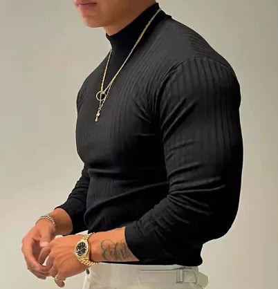 Gestreiftes Fitness-T-Shirt für Herren