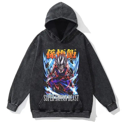 Kapuzenpullover japanischer Anime Dragon Ball