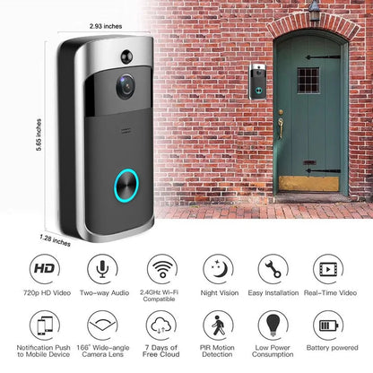 Ring Video Doorbell WI-FI – 1080p HD-Video, verbesserte Bewegungserkennung, einfache Installation (NEU 2024)