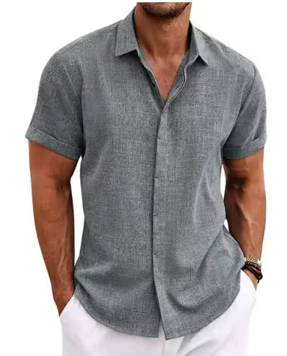 Urban Ease – Kurzärmliges Hemd mit Revers