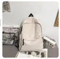 Schlichter Laptop-Rucksack aus Nylon mit großem Fassungsvermögen für Damen