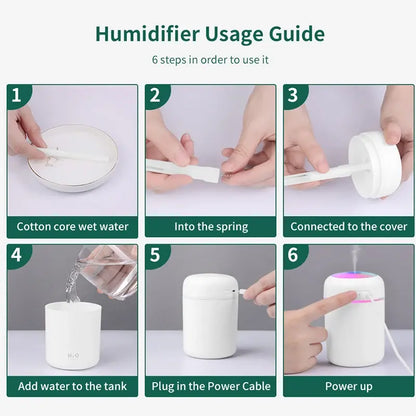 Mini-Luftbefeuchter Aroma-Diffusor für ätherische Öle