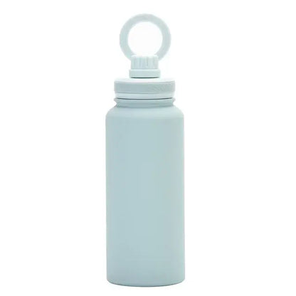 Isolierte Wasserflasche mit Telefonhalter