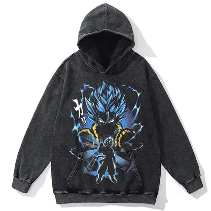 Kapuzenpullover japanischer Anime Dragon Ball