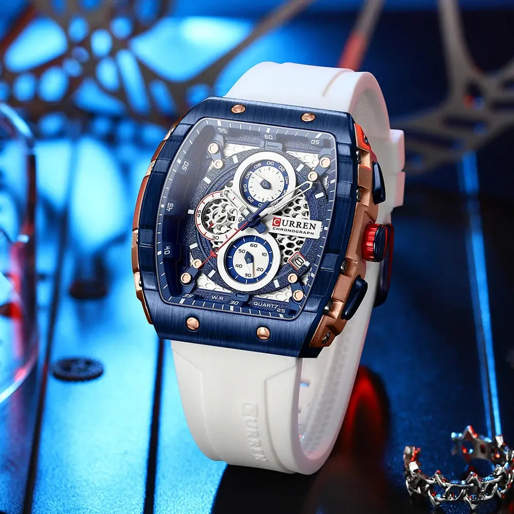 Above Brand Herren Luxus Quadrat Quarz Uhren
