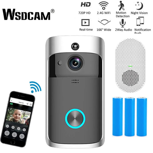 Ring Video Doorbell WI-FI – 1080p HD-Video, verbesserte Bewegungserkennung, einfache Installation (NEU 2024)