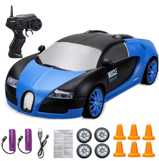 RC-Auto mit Turboantrieb und 4WD