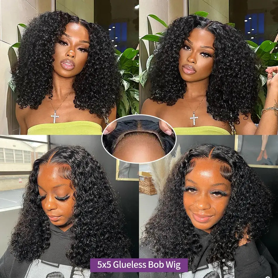 Wave Hair Wig 250% Density Short Deep