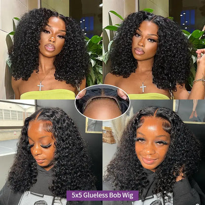 Wave Hair Wig 250% Density Short Deep