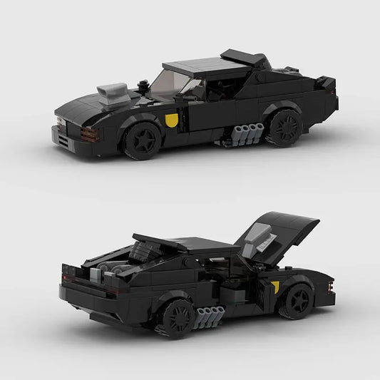 V8 Fury Mad Max inspirierte Rennwagen-Bausteine