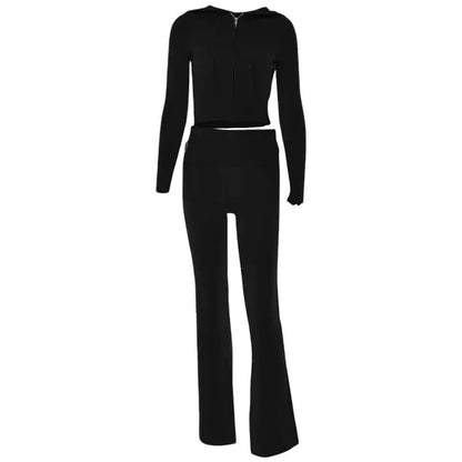 Frühlingsgestrickte zweiteilige Sets für Damen