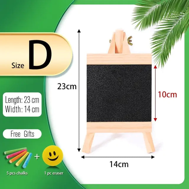 Mini Blackboard Wood Frame