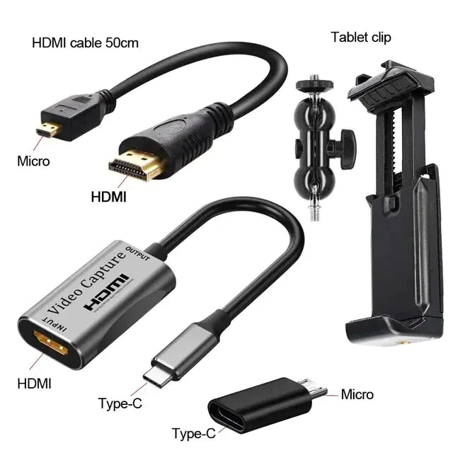 C-USB-HDMI-Adapter. Kamera-Monitor-Camcorder-HDMI-Adapter
