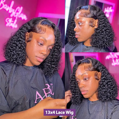 Wave Hair Wig 250% Density Short Deep