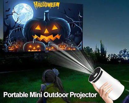 Projector MAGCUBIC 4K 1080P Support, Portable Projector WiFi6 BT 5.0 Android 11, Smart Projector Auto Horizontal Correction,180°Rotatable Outdoor Movie Projector Compatible with Phone