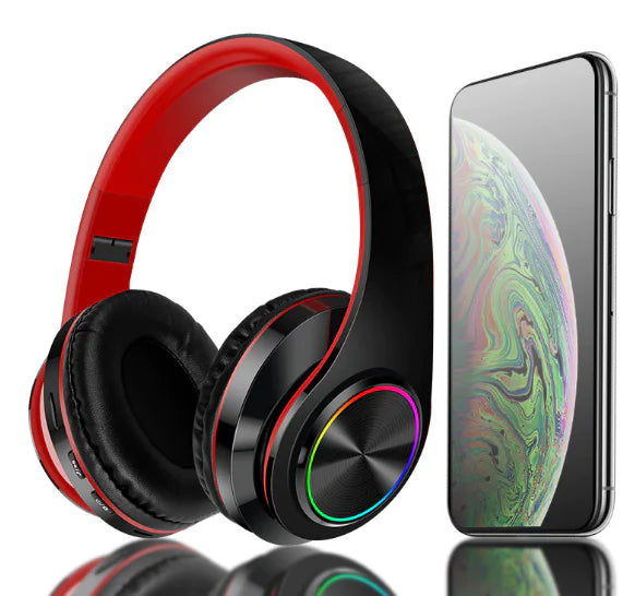 Super Bass Drahtlose Bluetooth Kopfhörer Faltbare Stereo Ohrhörer Headsets Mic