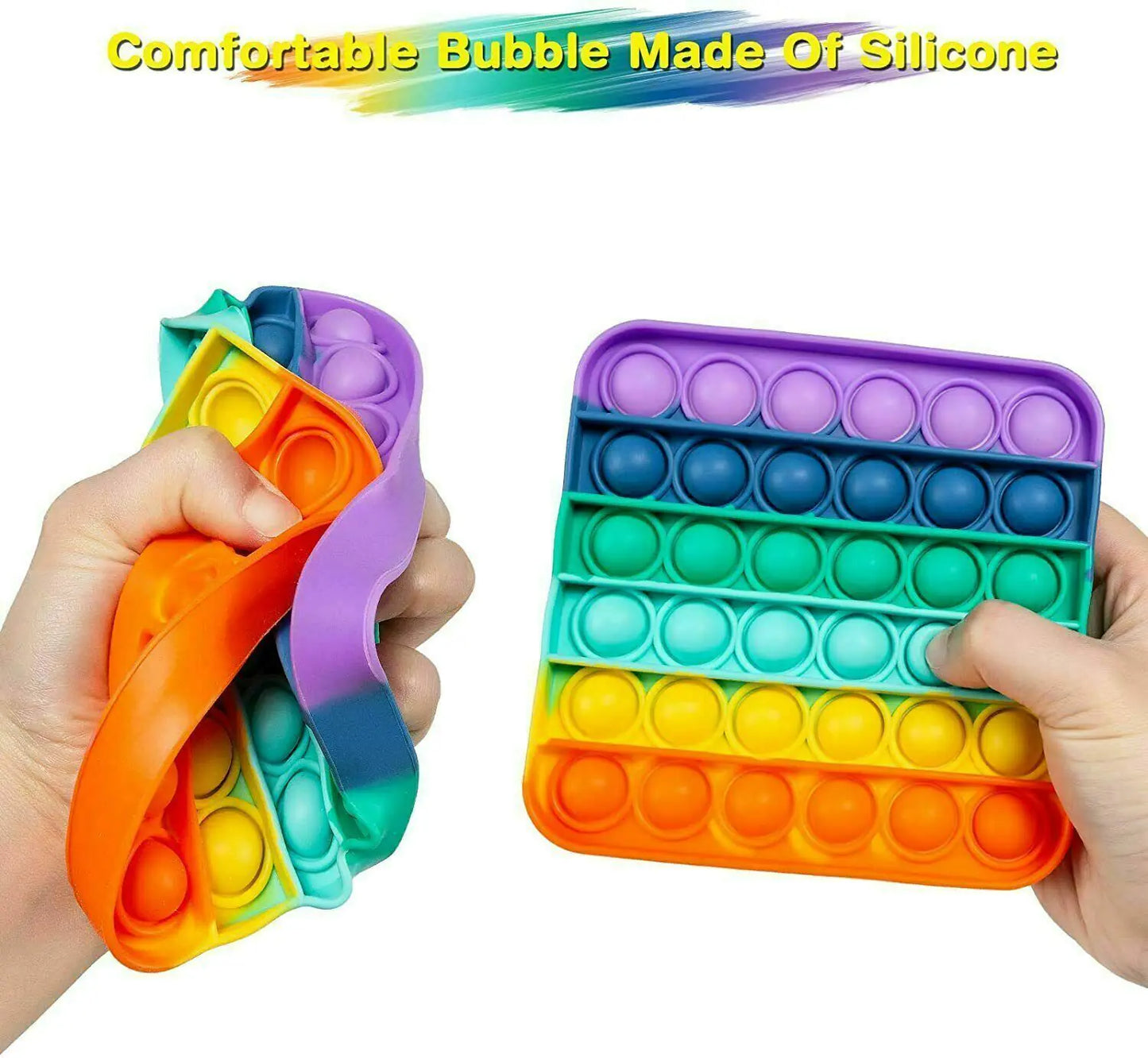 Popit Zappeln Spielzeug Push Bubble Sensory Stress Relief Kinder Familienspiele Quadratisches Spiel