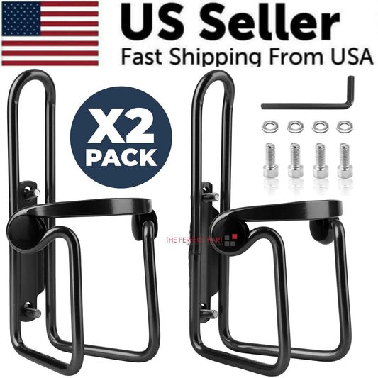 2 Packs Bike Wasser Flasche Käfige Fahrrad Leichte Aluminium Legierung Flasche Halter
