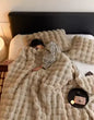 Dicke Plüschdecke