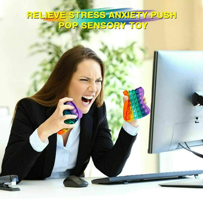 Popit Zappeln Spielzeug Push Bubble Sensory Stress Relief Kinder Familienspiele Quadratisches Spiel