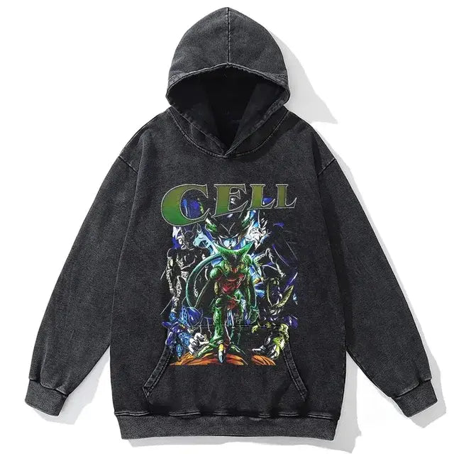 Kapuzenpullover japanischer Anime Dragon Ball