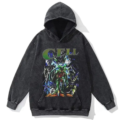 Kapuzenpullover japanischer Anime Dragon Ball