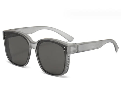 Sonnenschutz-Sonnenbrille zum Autofahren mit doppeltem Spiegel und Blendschutz