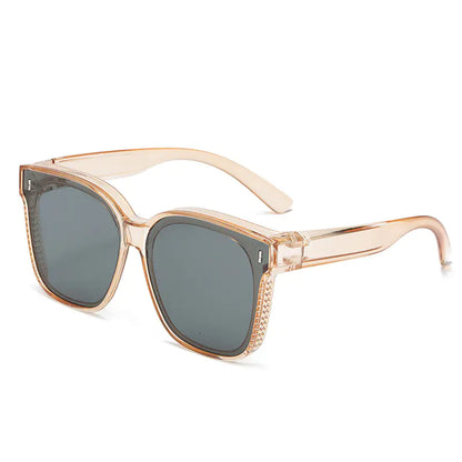 Sonnenschutz-Sonnenbrille zum Autofahren mit doppeltem Spiegel und Blendschutz