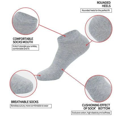 Niedrig geschnittene Baumwollsocken