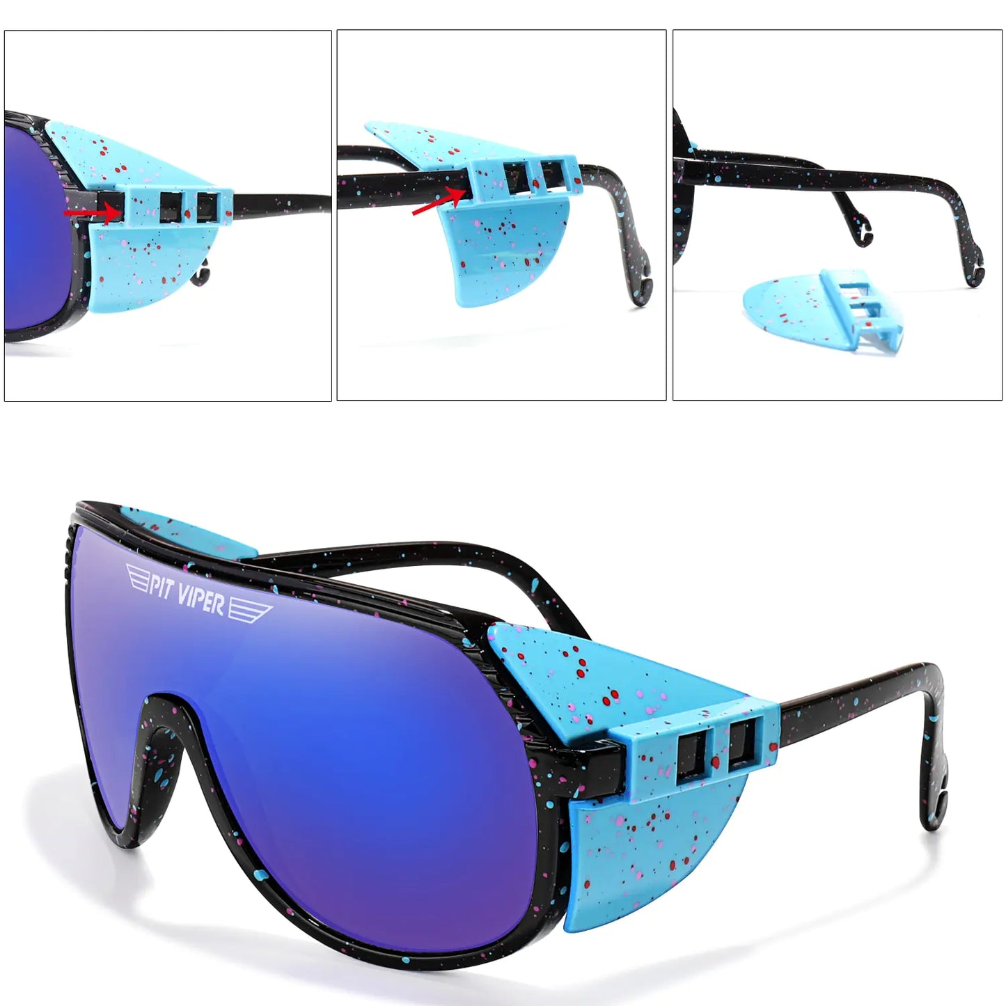Pilot Shades UV400 Sport MTB Cykelglasögon