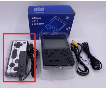 Tragbare Retro-Handheld-Spielekonsole 400-in-1, mit 3,0-Zoll-LCD-Bildschirm, TV-Unterstützung