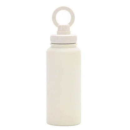 Isolierte Wasserflasche mit Telefonhalter