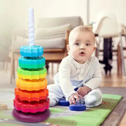 Rotierender Regenbogenturm