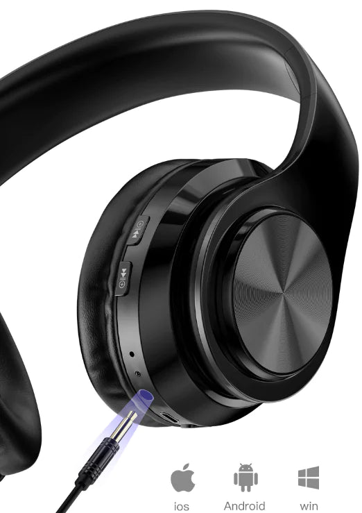Super Bass Drahtlose Bluetooth Kopfhörer Faltbare Stereo Ohrhörer Headsets Mic