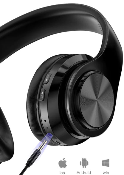 Super Bass Drahtlose Bluetooth Kopfhörer Faltbare Stereo Ohrhörer Headsets Mic