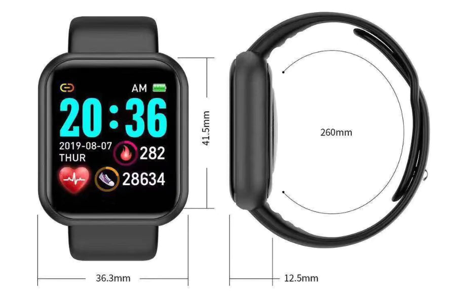 Digital Armband Fitness Tracker Tracker Heart Rate Smart Watch