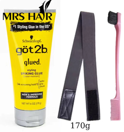 Got2b wasserfestes Haar-Styling-Gel – individueller Halt, 150 ml – perfekt für Make-up, Bühne und Salongebrauch