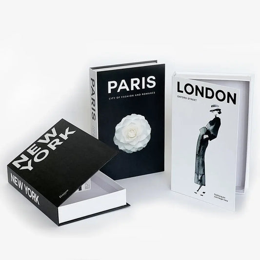 Fashion Art – zu öffnende gefälschte Bücher zur Dekoration