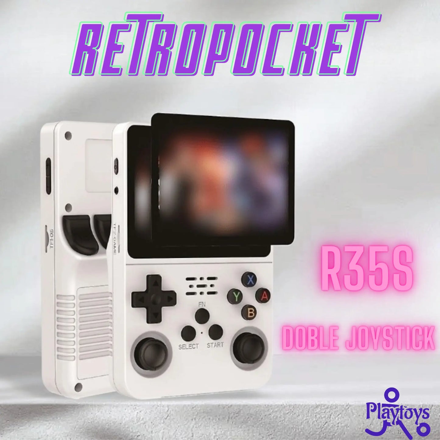 Retro handhållen videospelskonsol