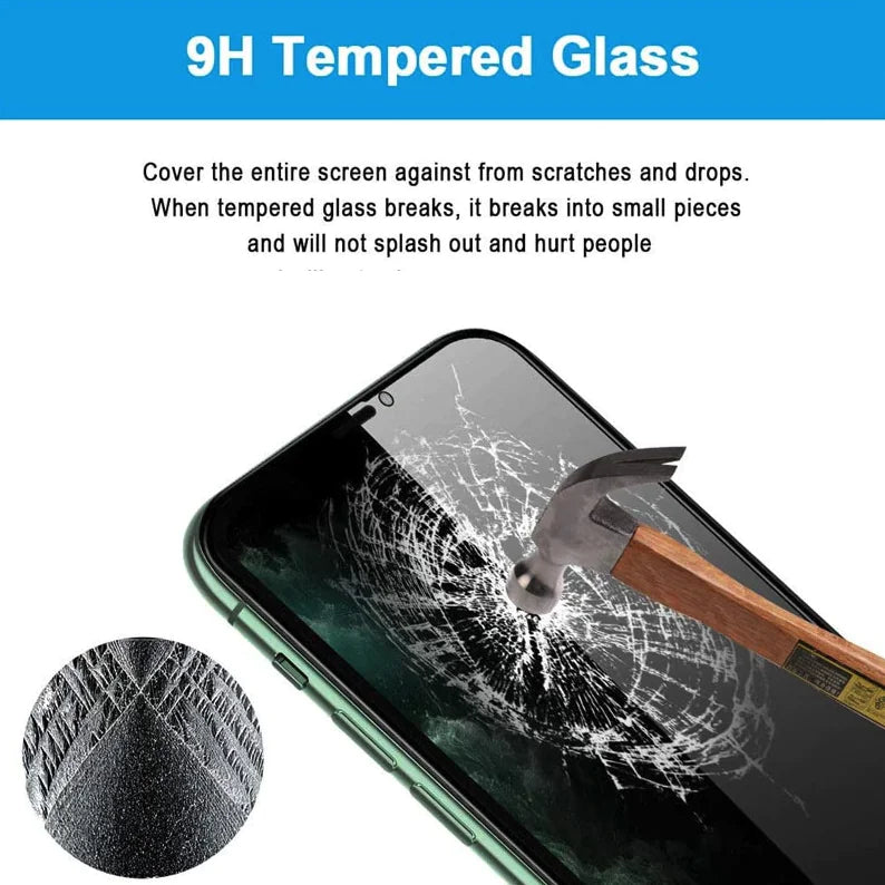 Displayschutz aus gehärtetem Glas, 3er-Pack für iPhone 15 14 13 12 11 Pro Max, Privatsphäre
