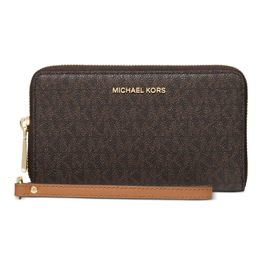 Michael Kors Jet Set Wallet & Phone Case - Brown