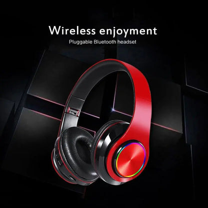 Super Bass Drahtlose Bluetooth Kopfhörer Faltbare Stereo Ohrhörer Headsets Mic
